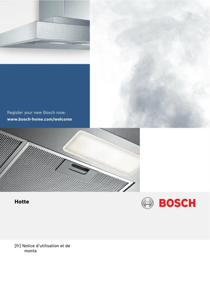 Page 1 de la notice Manuel utilisateur Bosch Serie 8 DWK98PP60