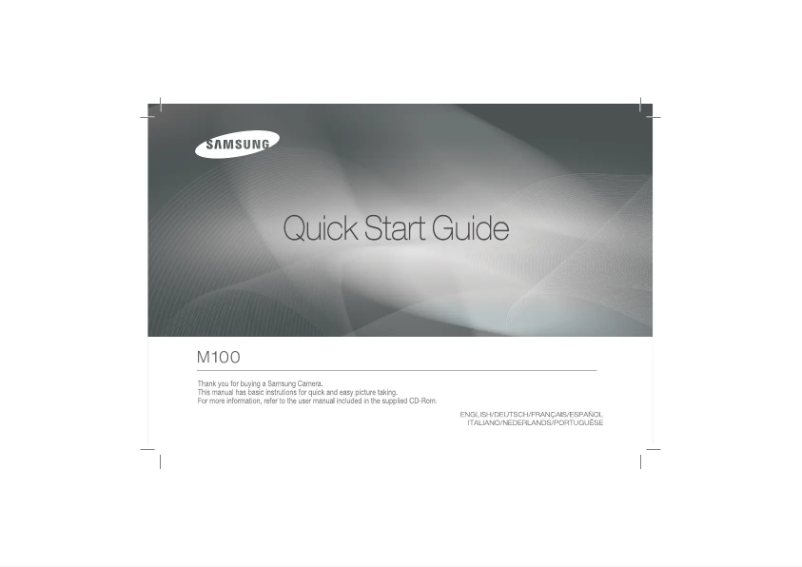 Page n°1 - Manuel utilisateur Samsung SGH-M100