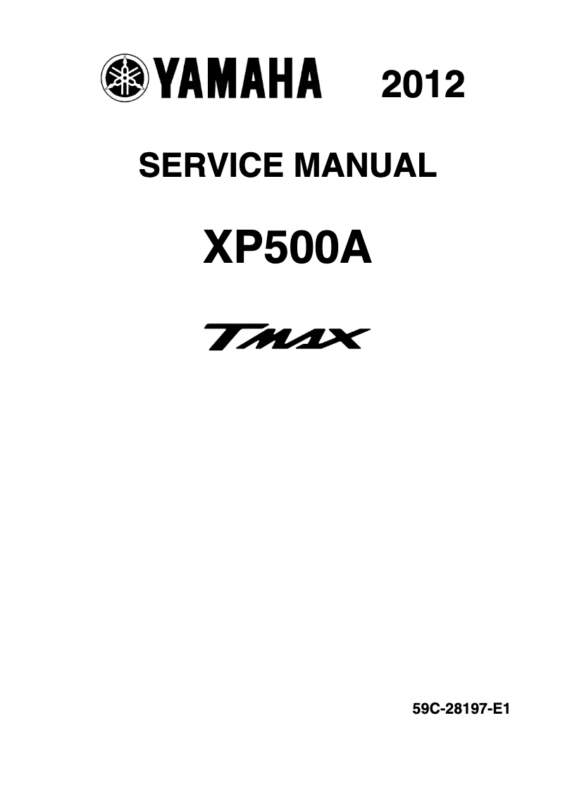 Página 1 del manual Manual de usuario Yamaha XP500A