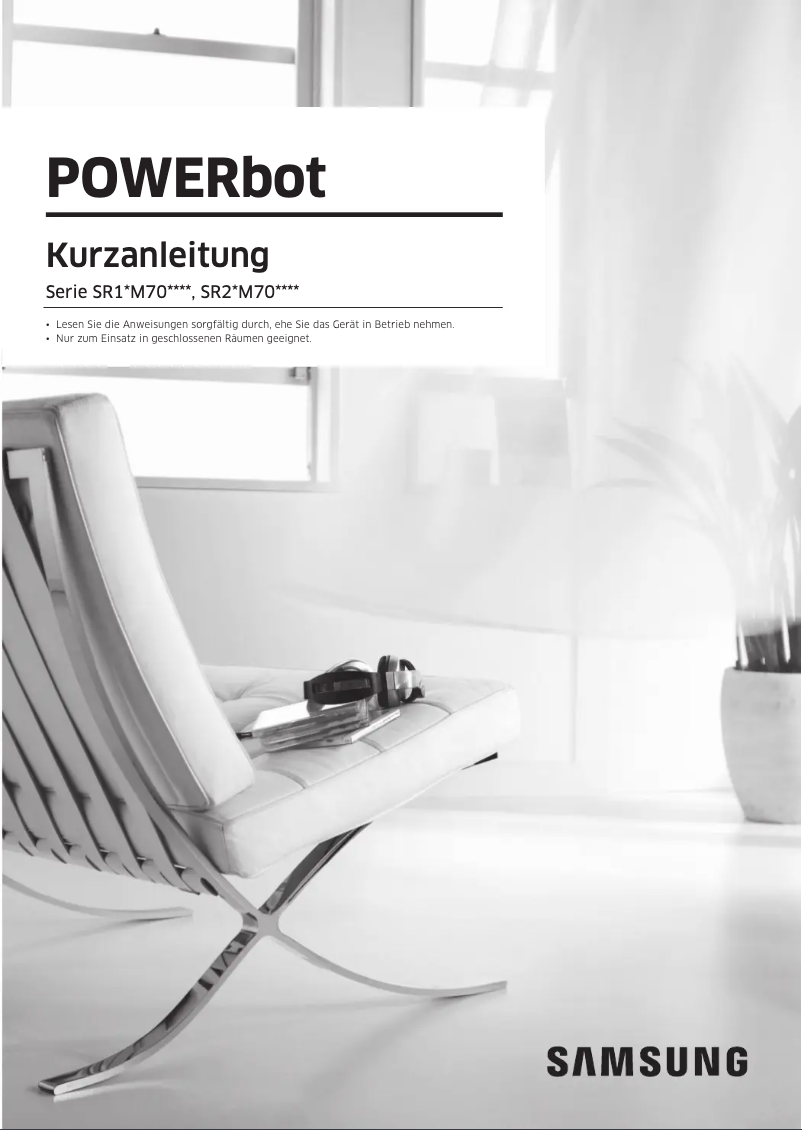 Page 1 de la notice Manuel utilisateur Samsung Powerbot Animal Complete