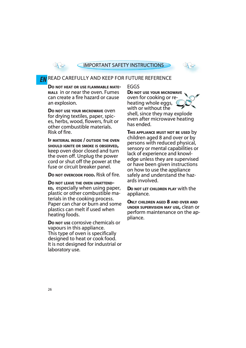 Page n°1 - Manuel utilisateur Whirlpool AMW 731