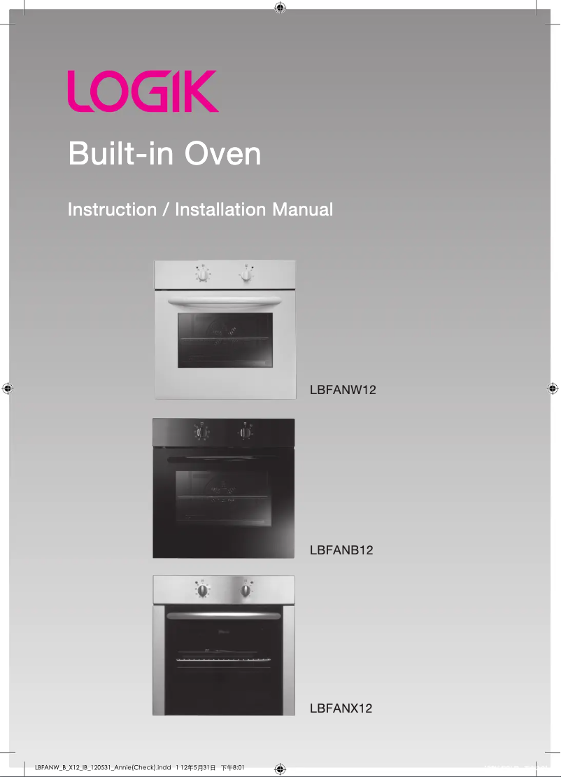 Página 1 del manual Manual de usuario Logik LBFANW12