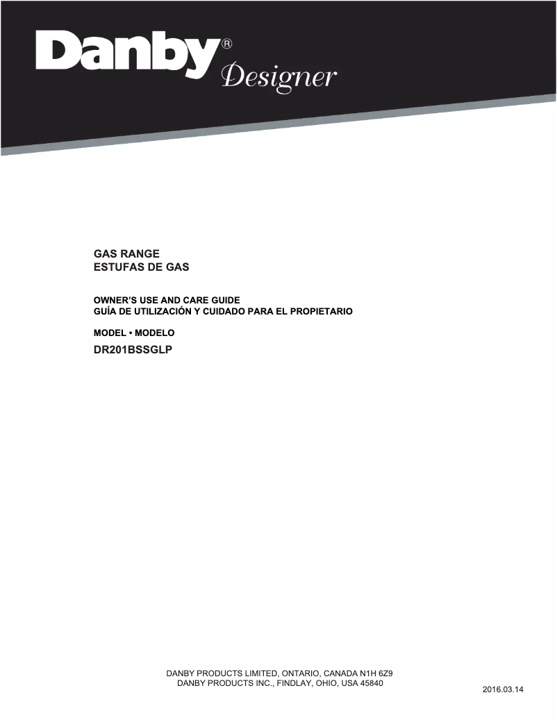 Image de la première page du manuel de l'appareil DR201BSSGLP