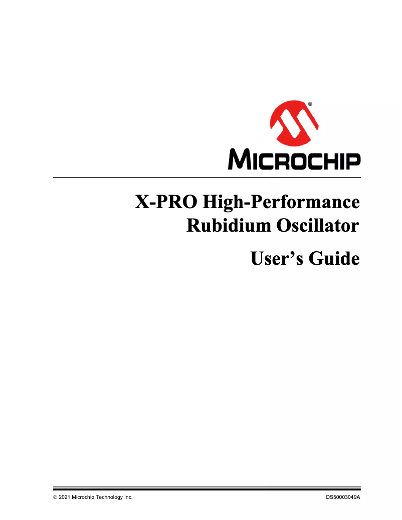 Page 1 de la notice Manuel utilisateur Microchip XPRO-High-Perf