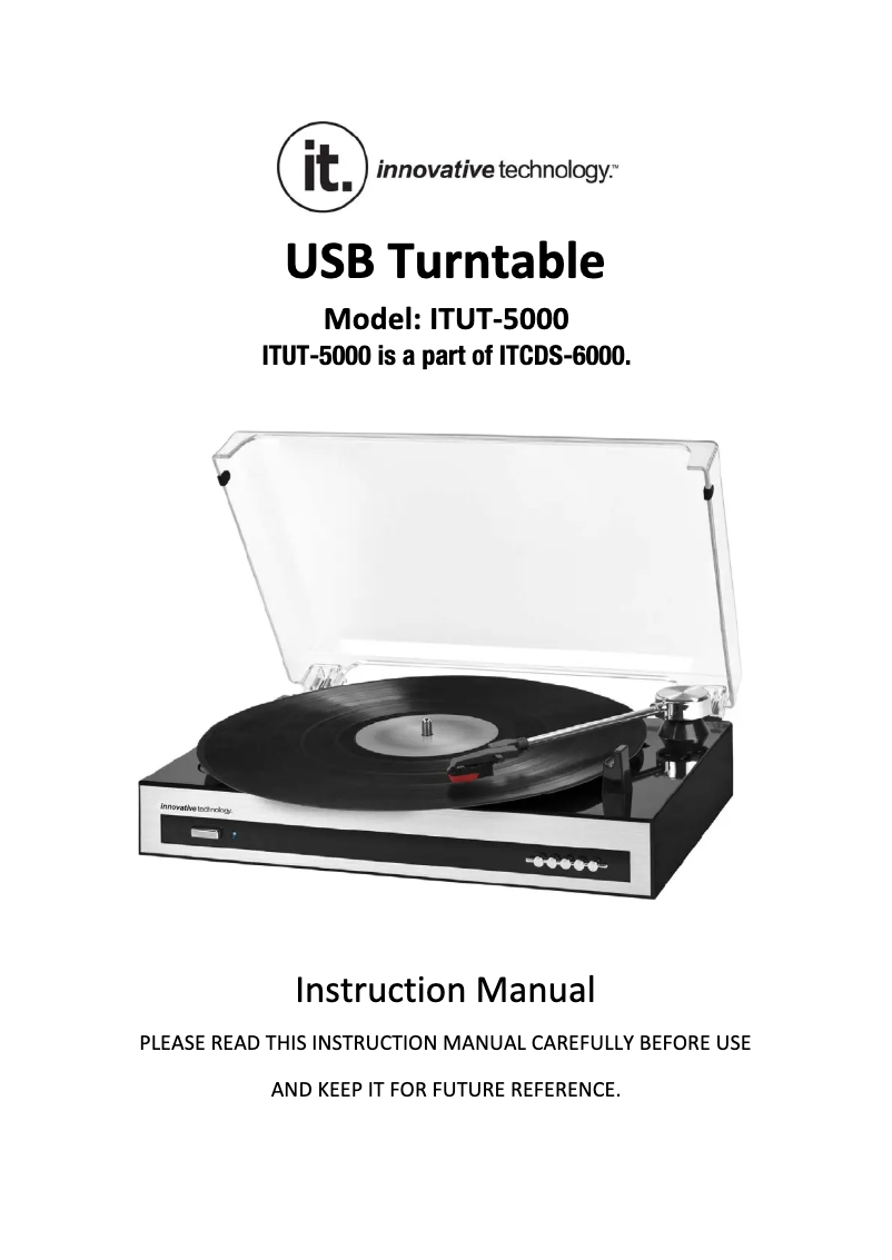 Página 1 del manual Manual de usuario Victrola ITUT-5000