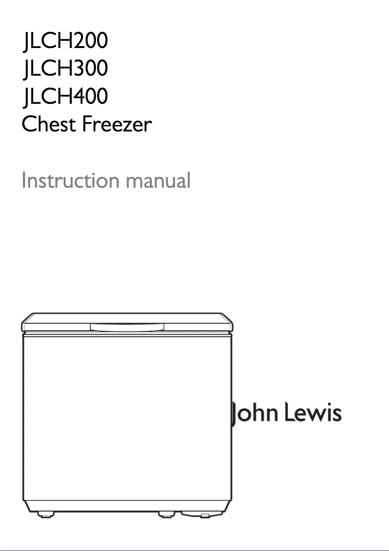 Page 1 de la notice Manuel utilisateur John Lewis JLCH 200