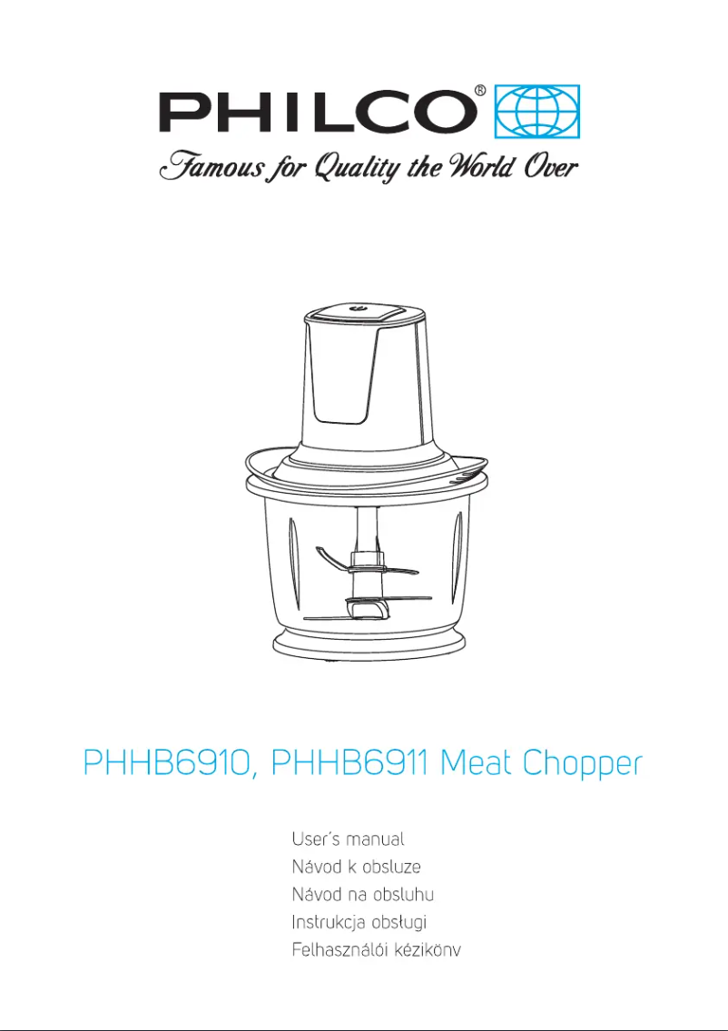 Page n°1 - Manuel utilisateur Philco PHHB 6910