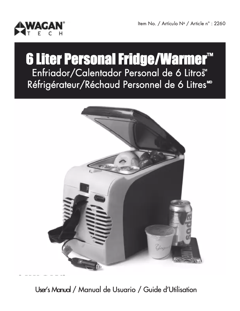 Imagen de la primera página del manual del dispositivo 2260