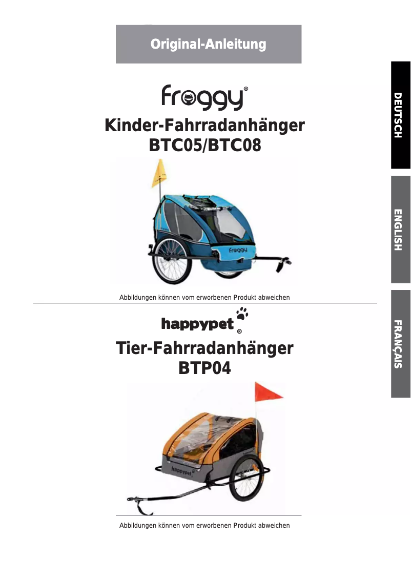 Image de la première page du manuel de l'appareil BTC05