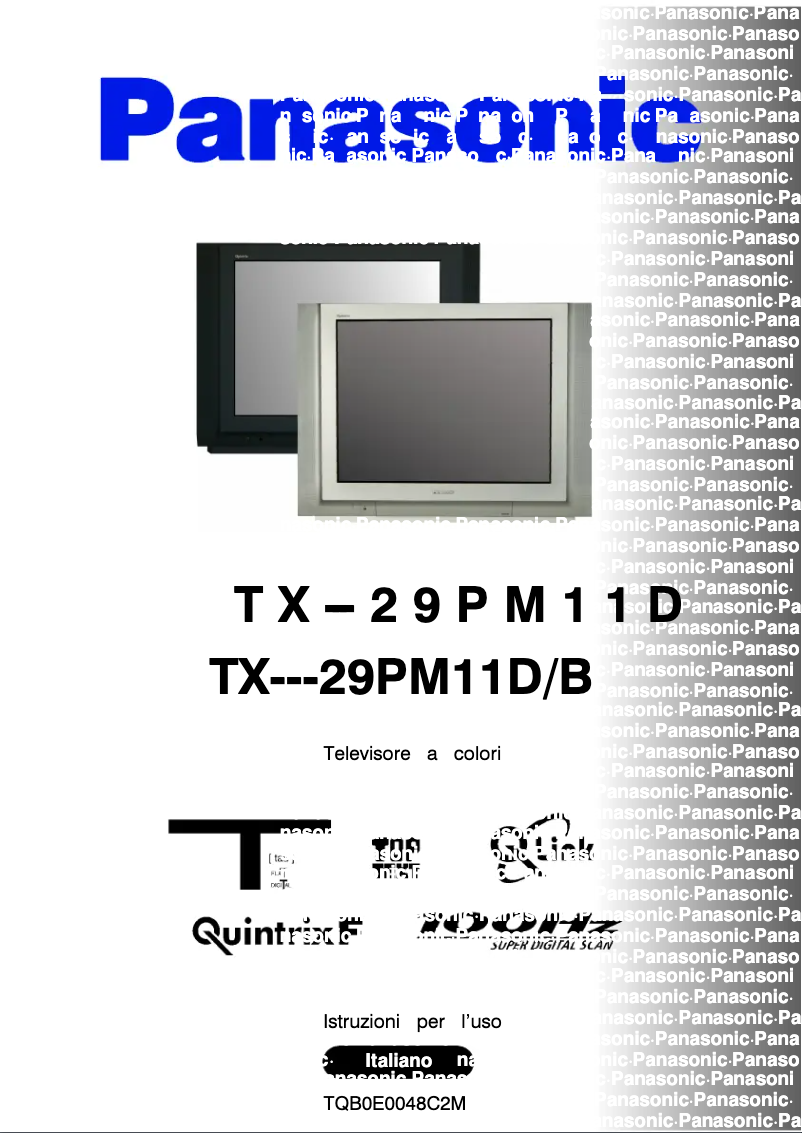 Imagen de la primera página del manual del dispositivo TX-29PM11DB