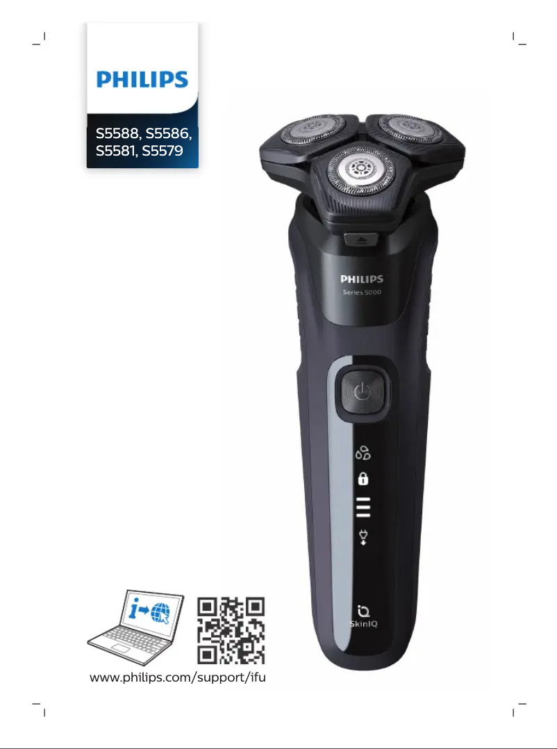 Page n°1 - Manuel utilisateur Philips Series 5000 S5588