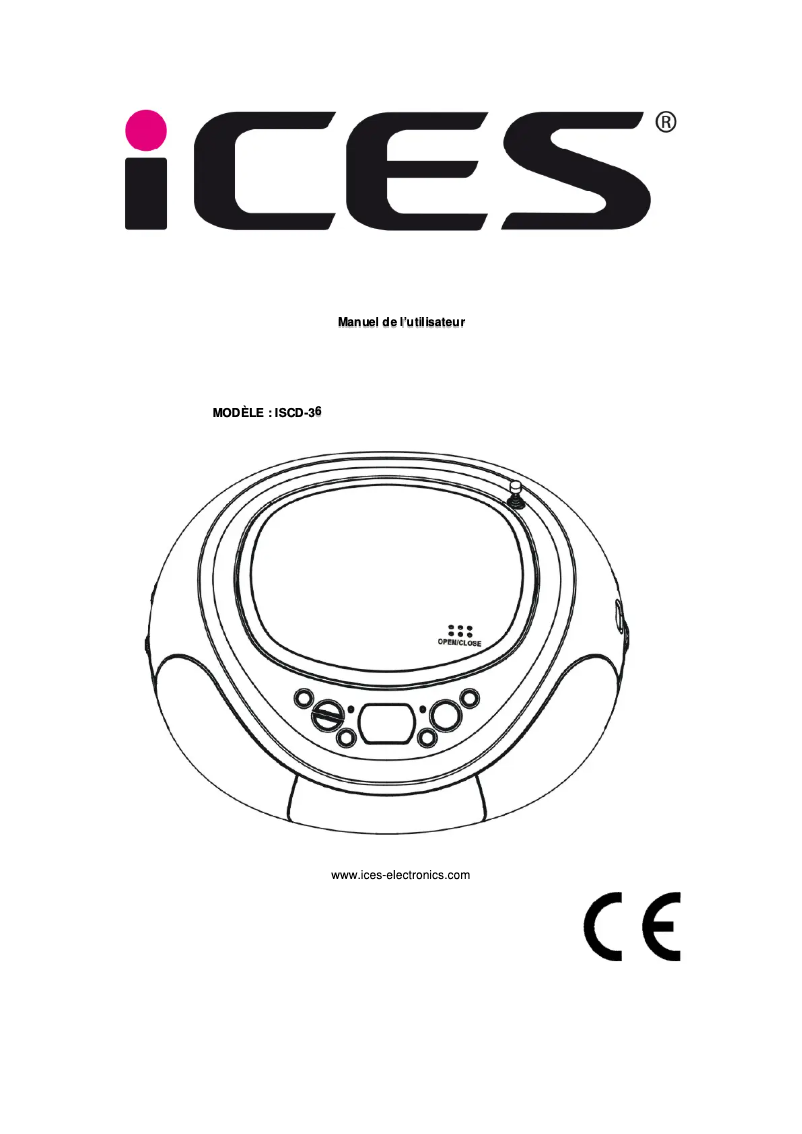 Página 1 del manual Manual de usuario Ices ISCD-36