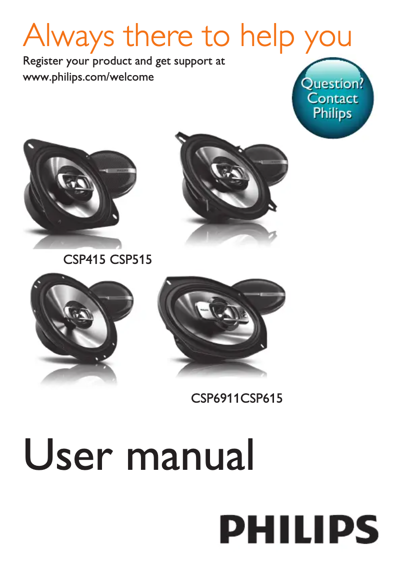 Image de la première page du manuel de l'appareil CSP515