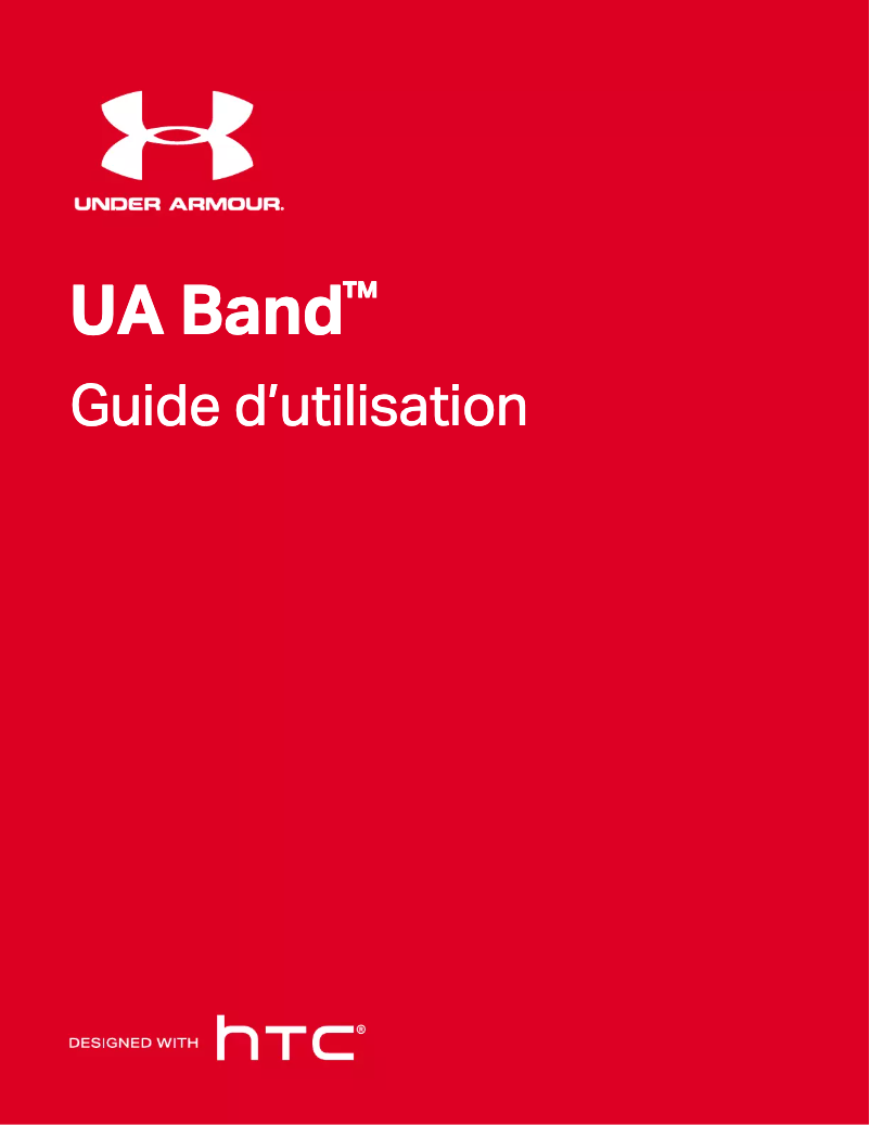 Page 1 de la notice Manuel utilisateur HTC UA Band