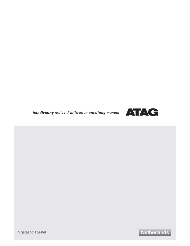 Page 1 de la notice Manuel utilisateur Atag KA2211DQ