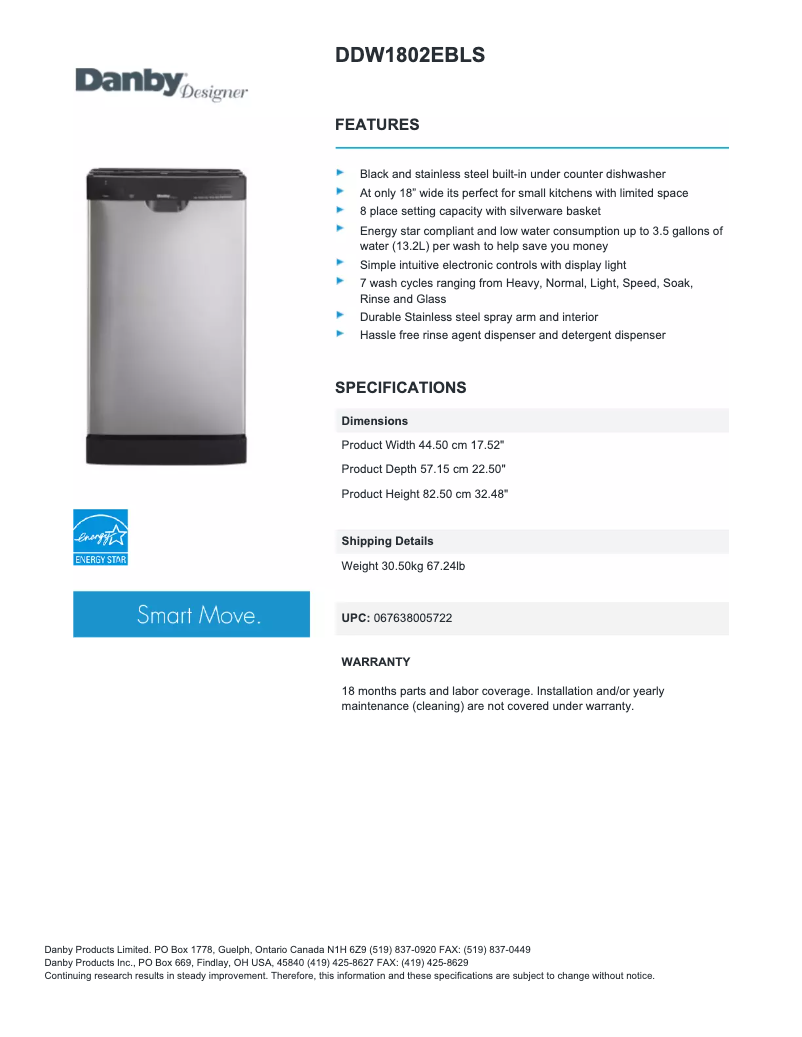 Imagen de la primera página del manual del dispositivo DDW1802