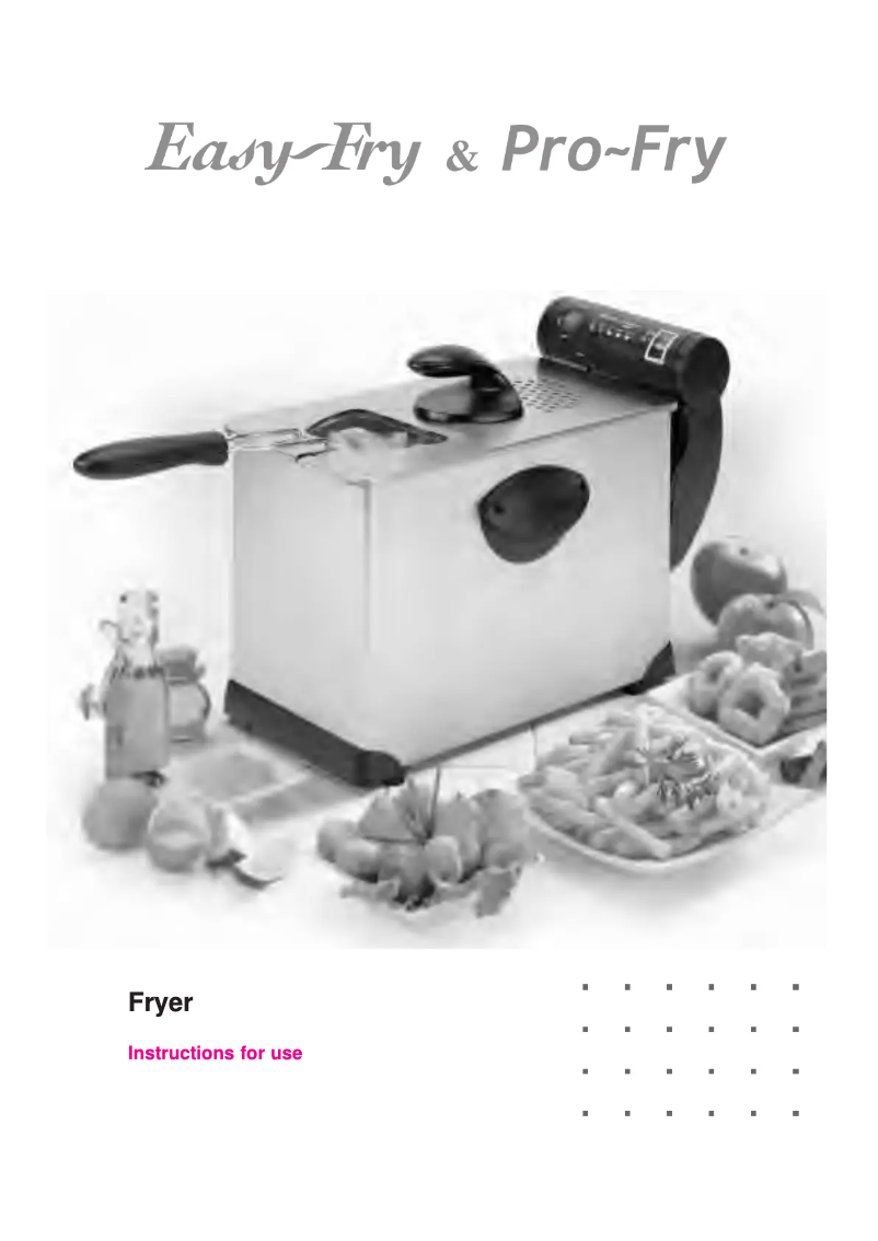 Page n°1 - Manuel utilisateur Tefal FR4008 Pro Fry Filtra