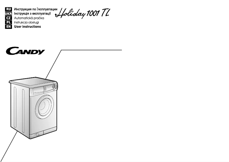 Page 1 de la notice Manuel utilisateur Candy LBHOL1001TLR