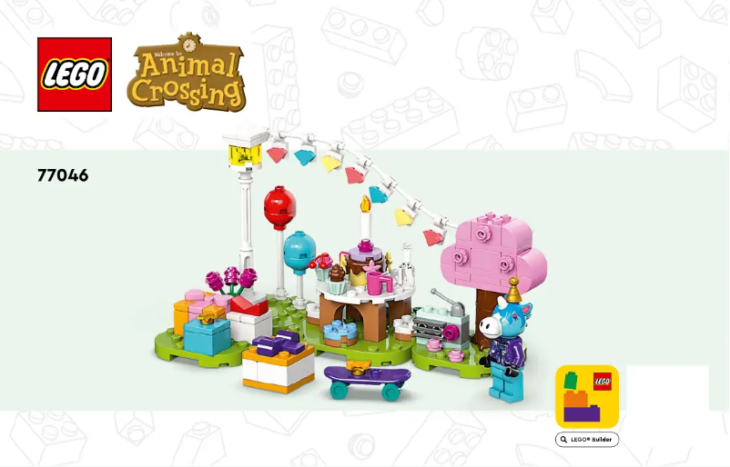 Image de la première page du manuel de l'appareil Animal Crossing 77046