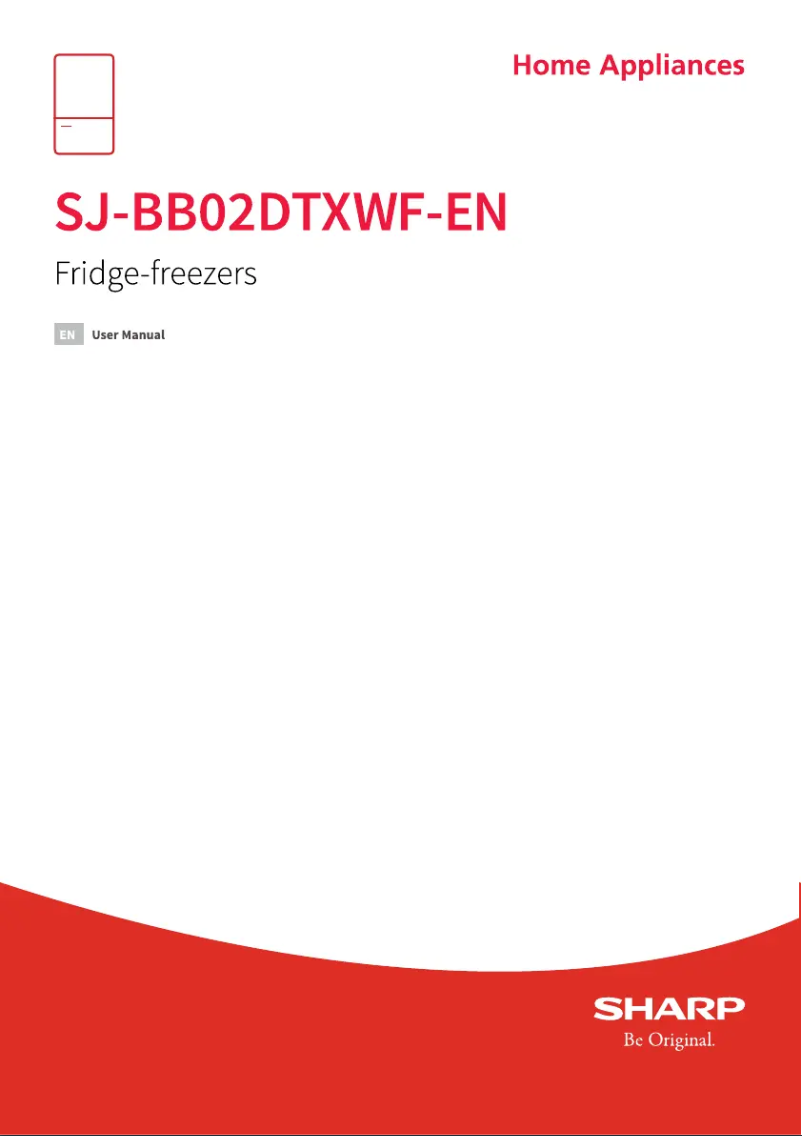 Page n°1 - Manuel utilisateur Sharp SJ-BB02DTXWF-EN