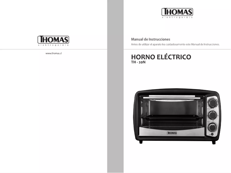 Page n°1 - Manuel utilisateur Thomas TH-20N