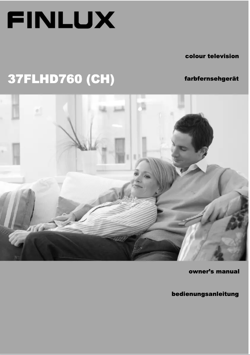 Image de la première page du manuel de l'appareil 37FLHD760