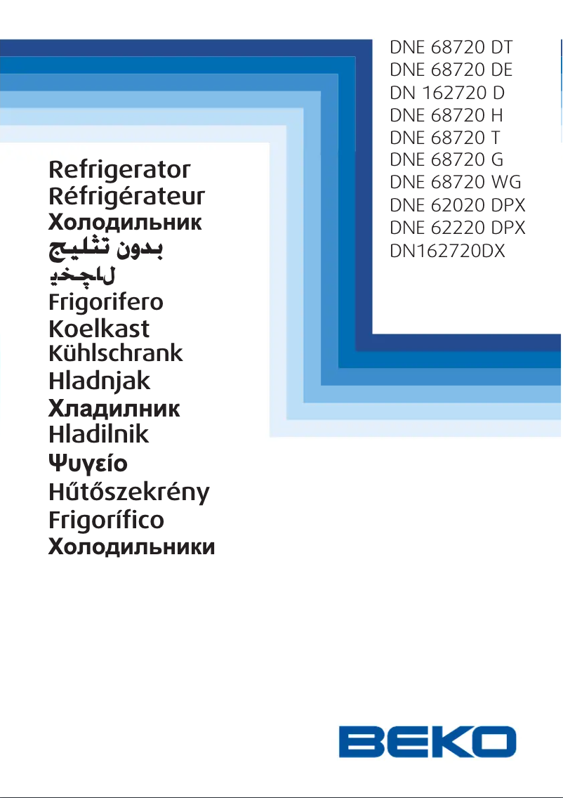 Page n°1 - Manuel utilisateur Beko DN162720DX