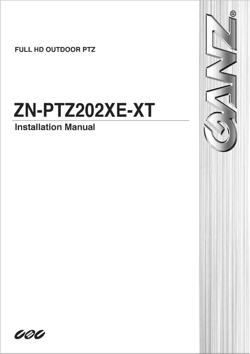 Image de la première page du manuel de l'appareil PixelPro ZN-PTZ202XE-XT