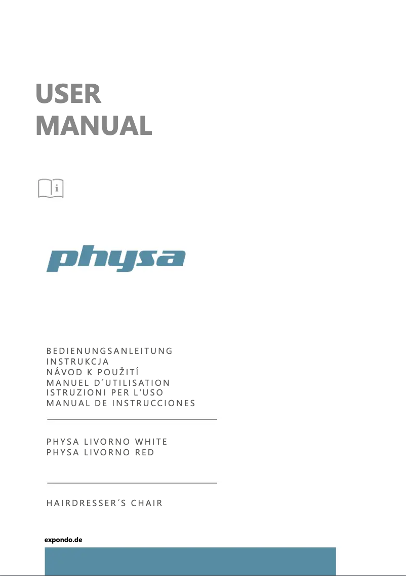 Image de la première page du manuel de l'appareil Livorno