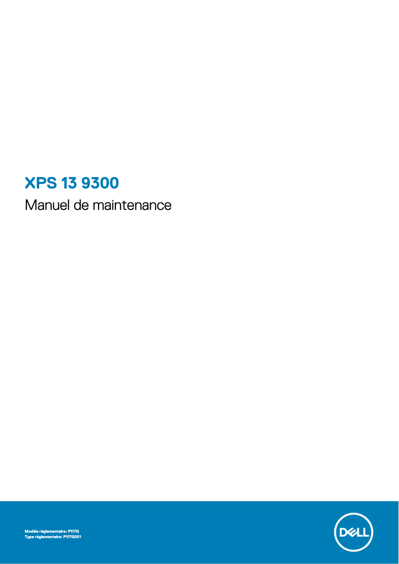 Image de la première page du manuel de l'appareil XPS 13 9300