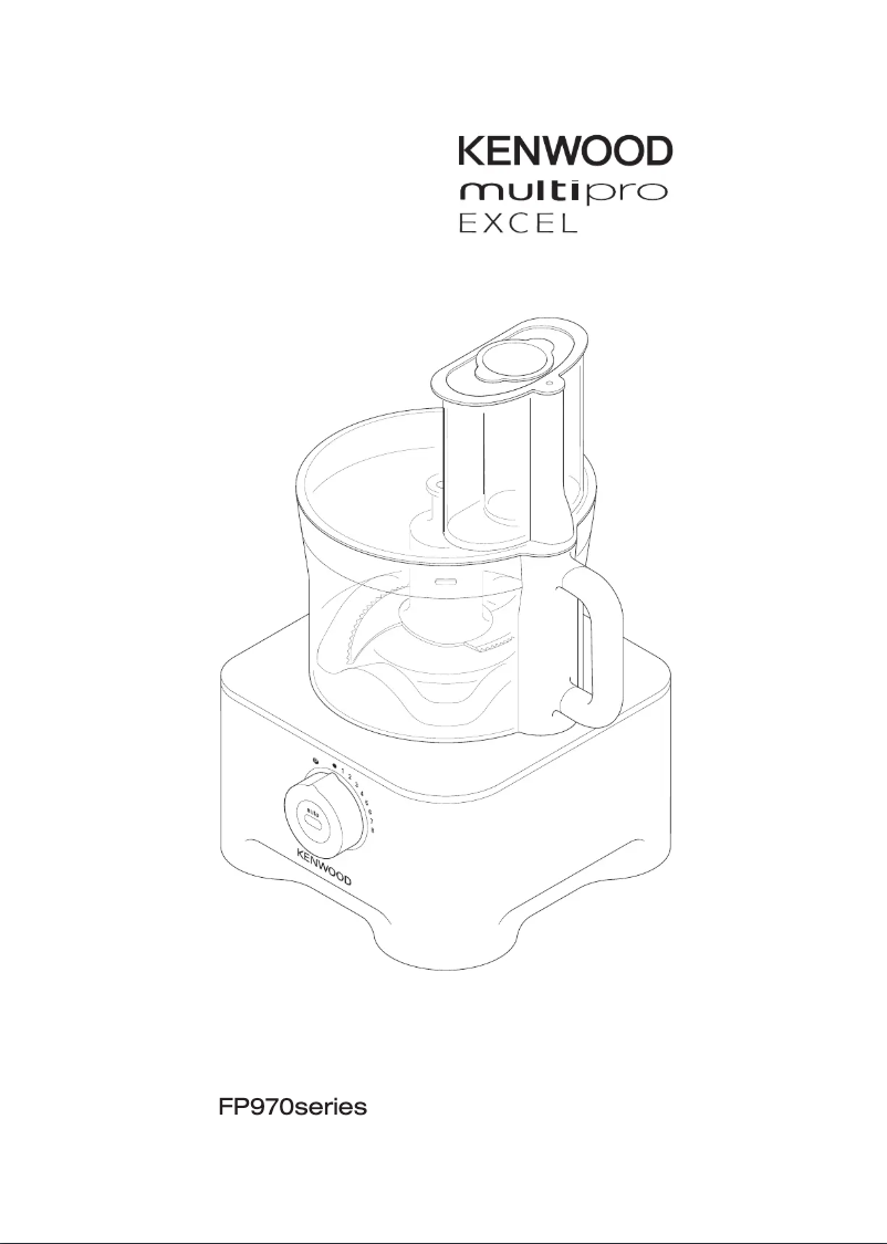 Page n°1 - Manuel utilisateur Kenwood FP973