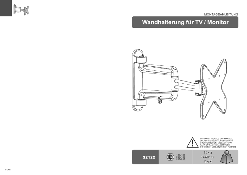 Page n°1 - Manuel utilisateur Ricoo S2122