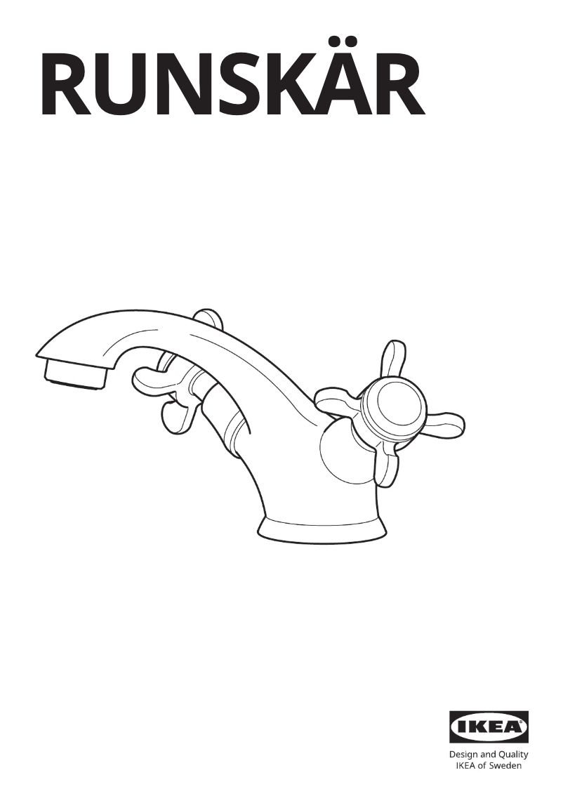 Página 1 del manual Manual de usuario Ikea RUNSKÄR 305.331.53