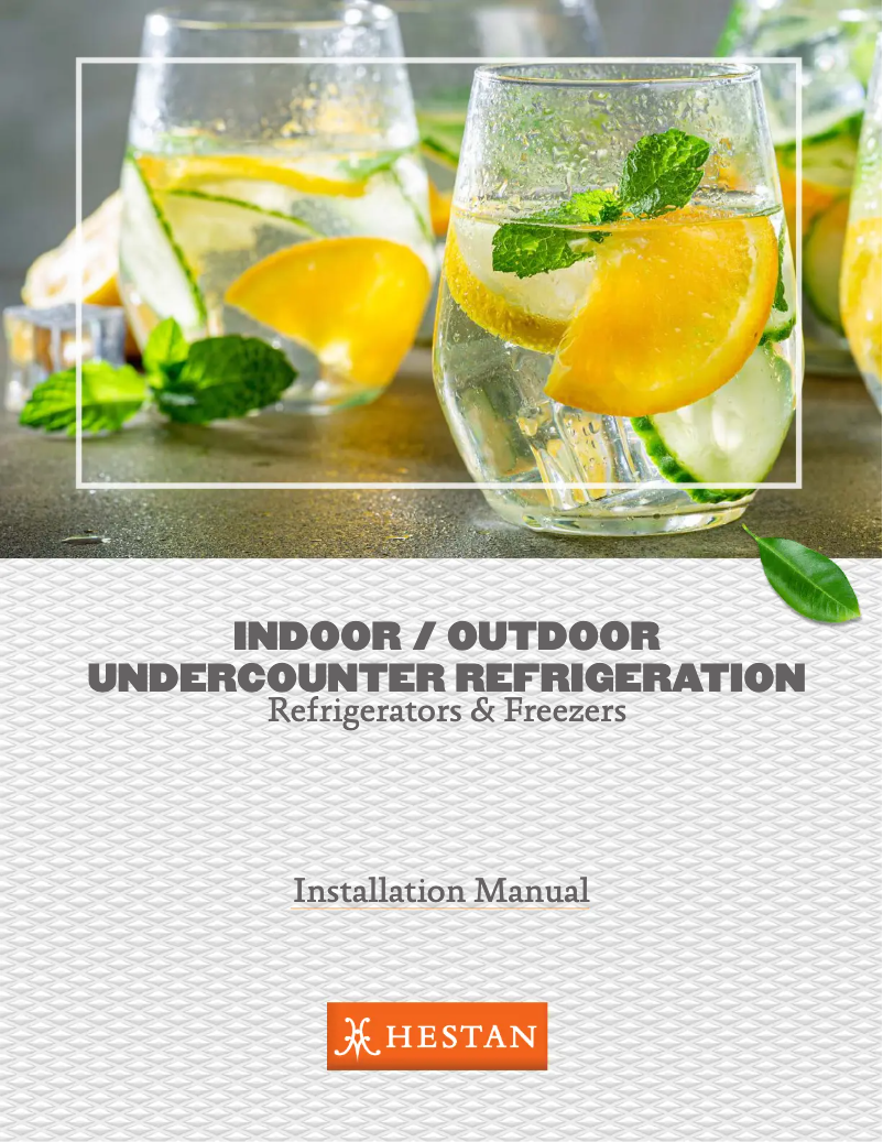 Page n°1 - Manuel utilisateur Hestan GRWGR24