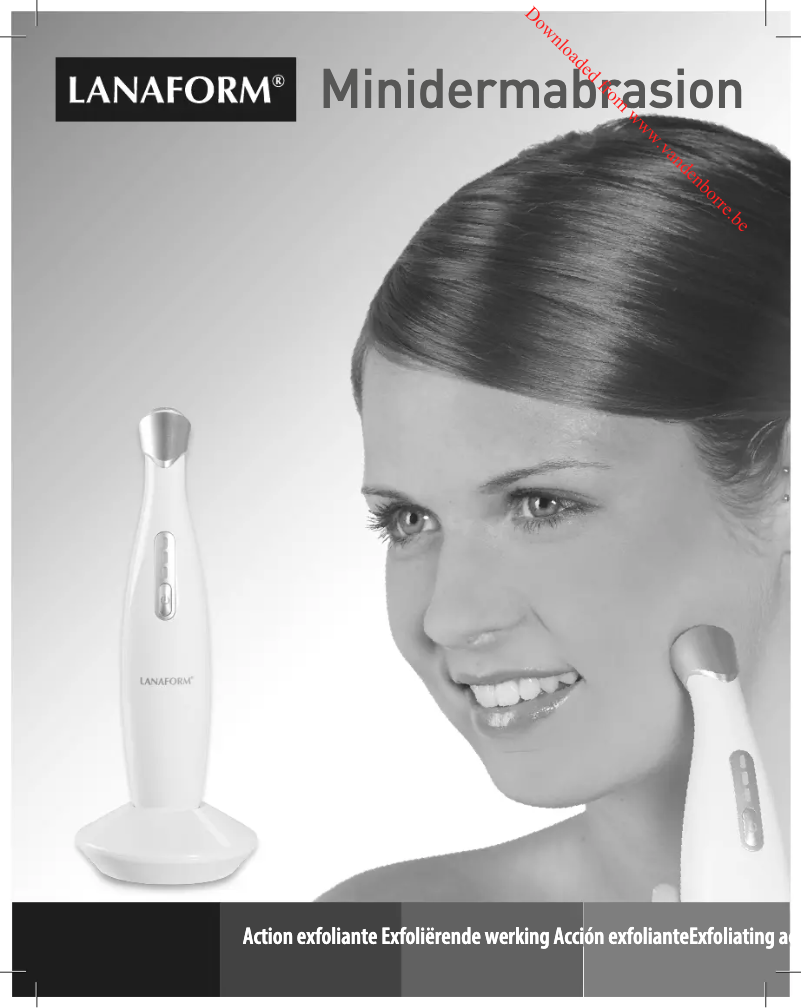 Page 1 de la notice Manuel utilisateur Lanaform Minidermabrasion LA131310