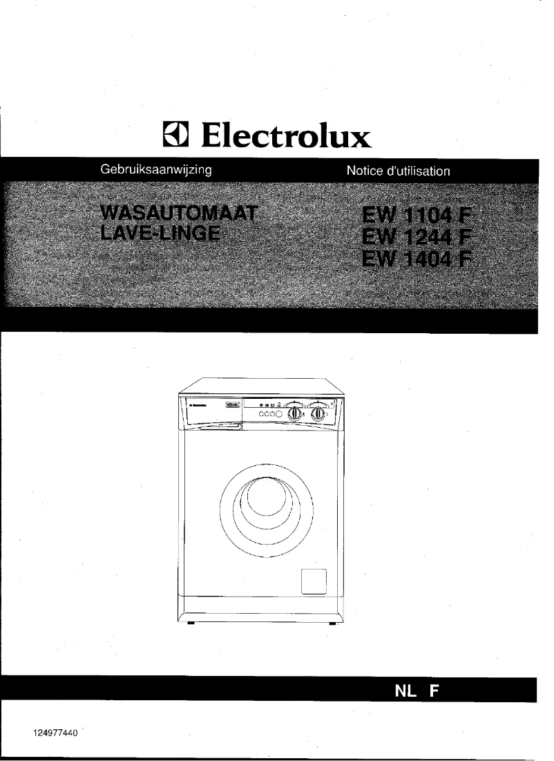 Page 1 de la notice Manuel utilisateur Electrolux EW 1104 f soft