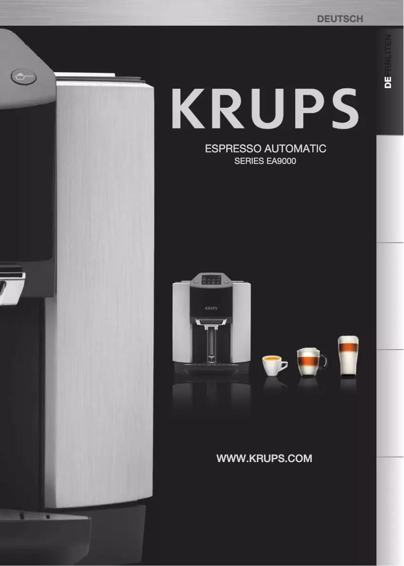 Page 1 de la notice Manuel utilisateur Krups EA9000