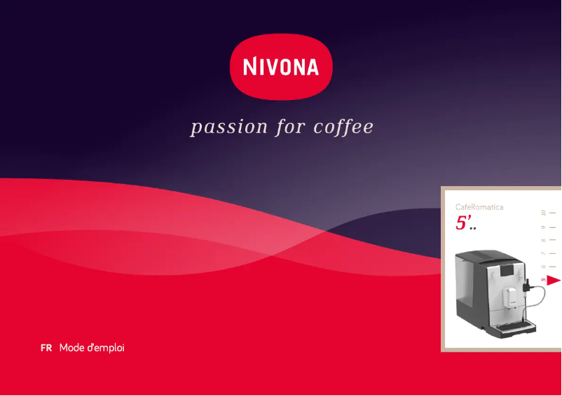 Page n°1 - Manuel utilisateur Nivona CafeRomatica 550