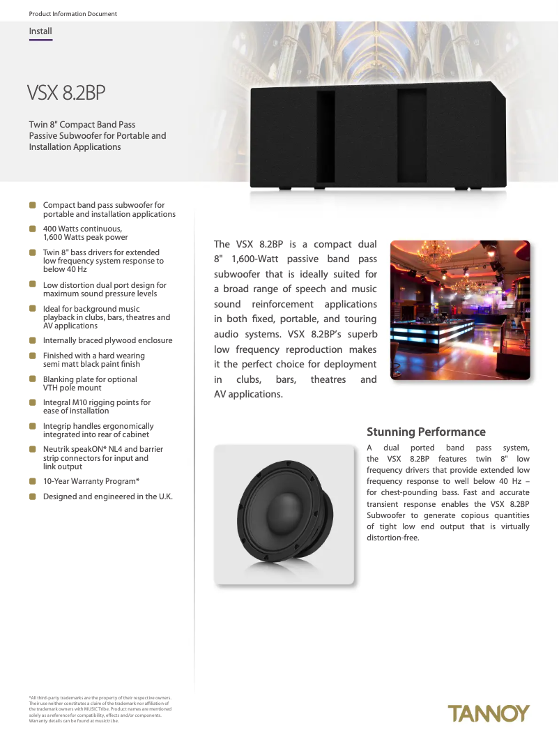 Image de la première page du manuel de l'appareil VSX 8.2BP