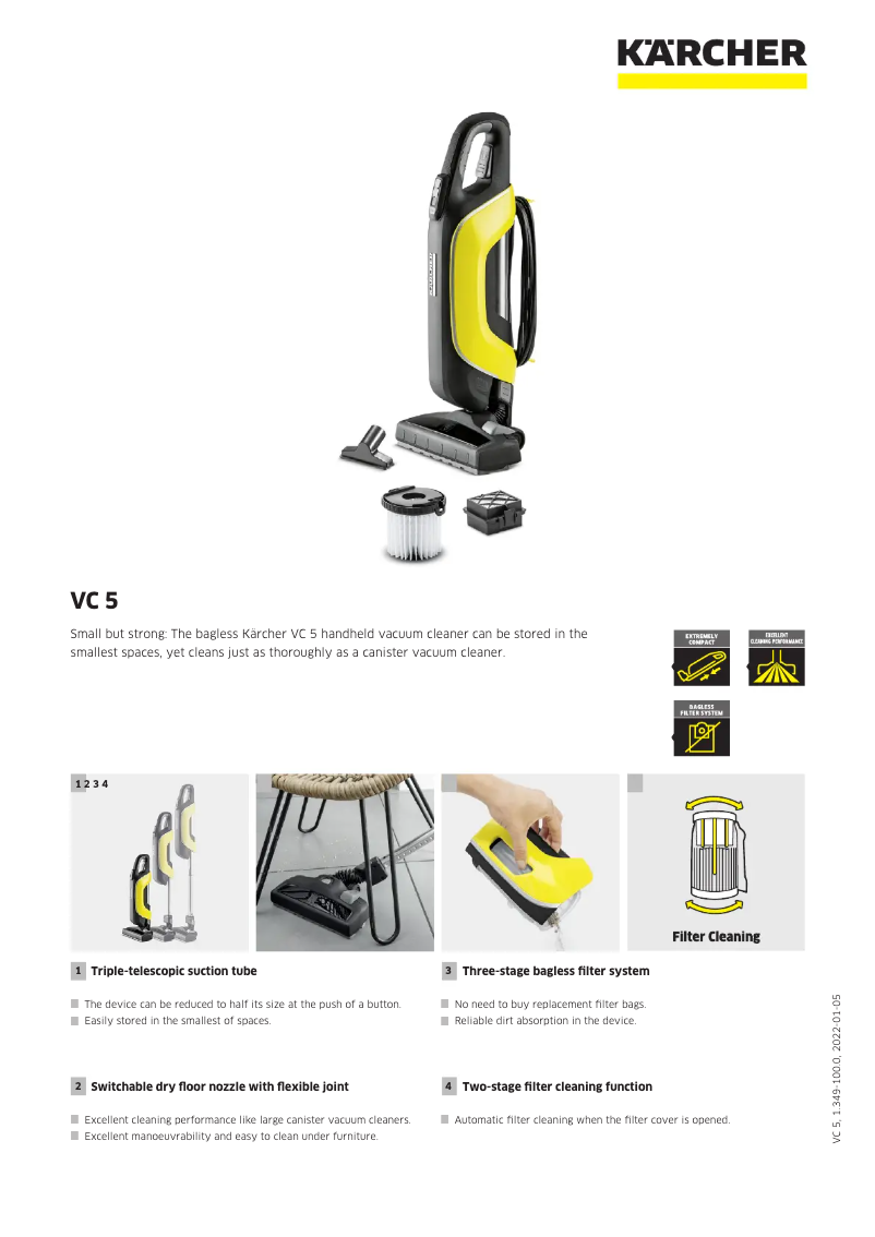 Image de la première page du manuel de l'appareil VC 5