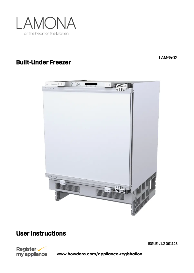 Page n°1 - Manuel utilisateur Lamona LAM6402