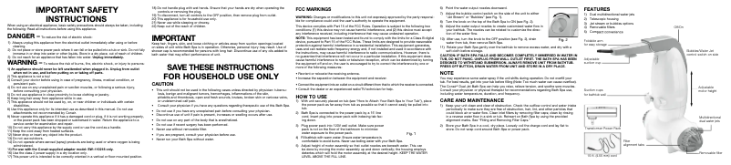 Image de la première page du manuel de l'appareil BTS7