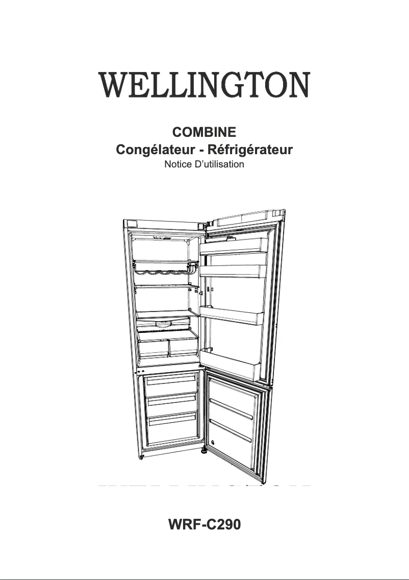 Page n°1 - Manuel utilisateur Wellington WRF-C290
