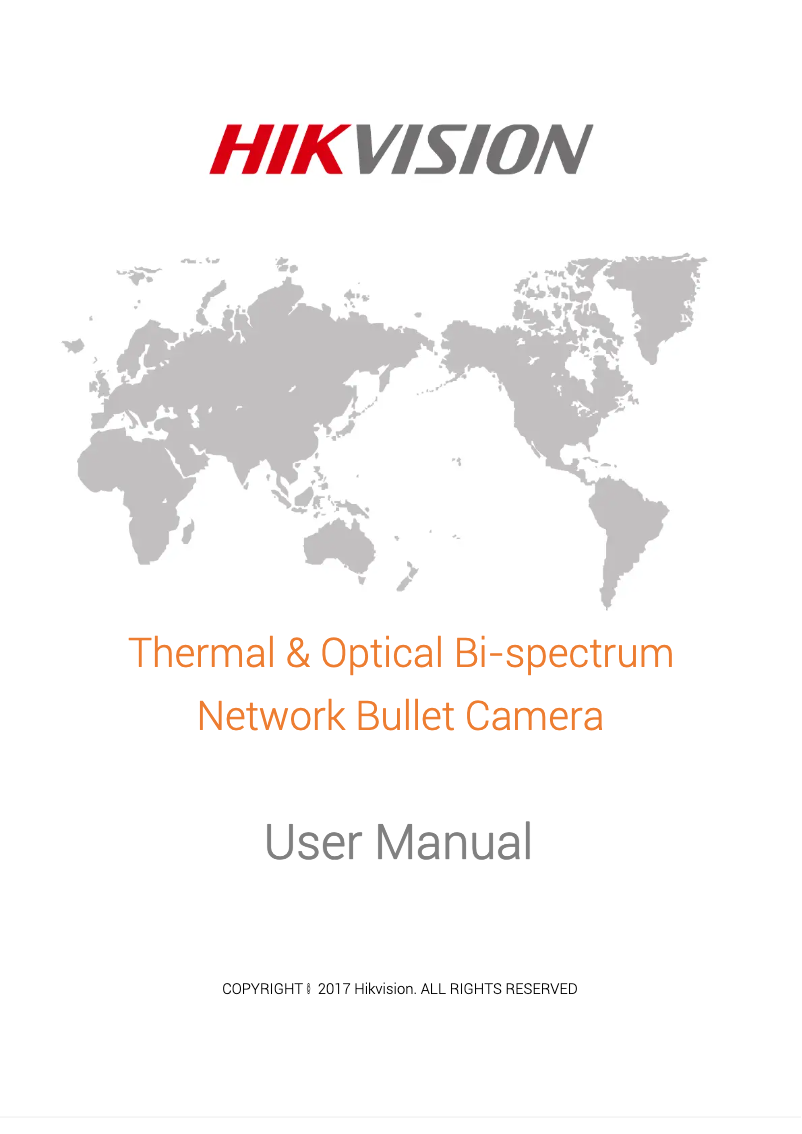 Image de la première page du manuel de l'appareil DS-2TD2836-50