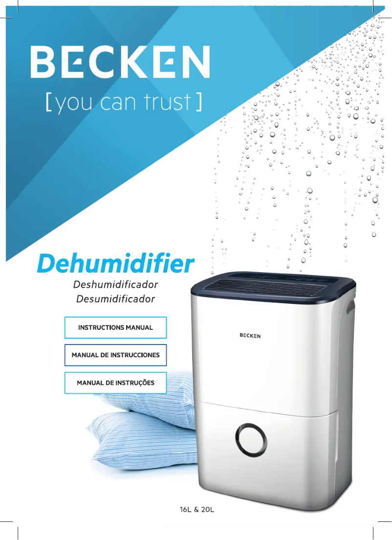 Image de la première page du manuel de l'appareil BDH4759