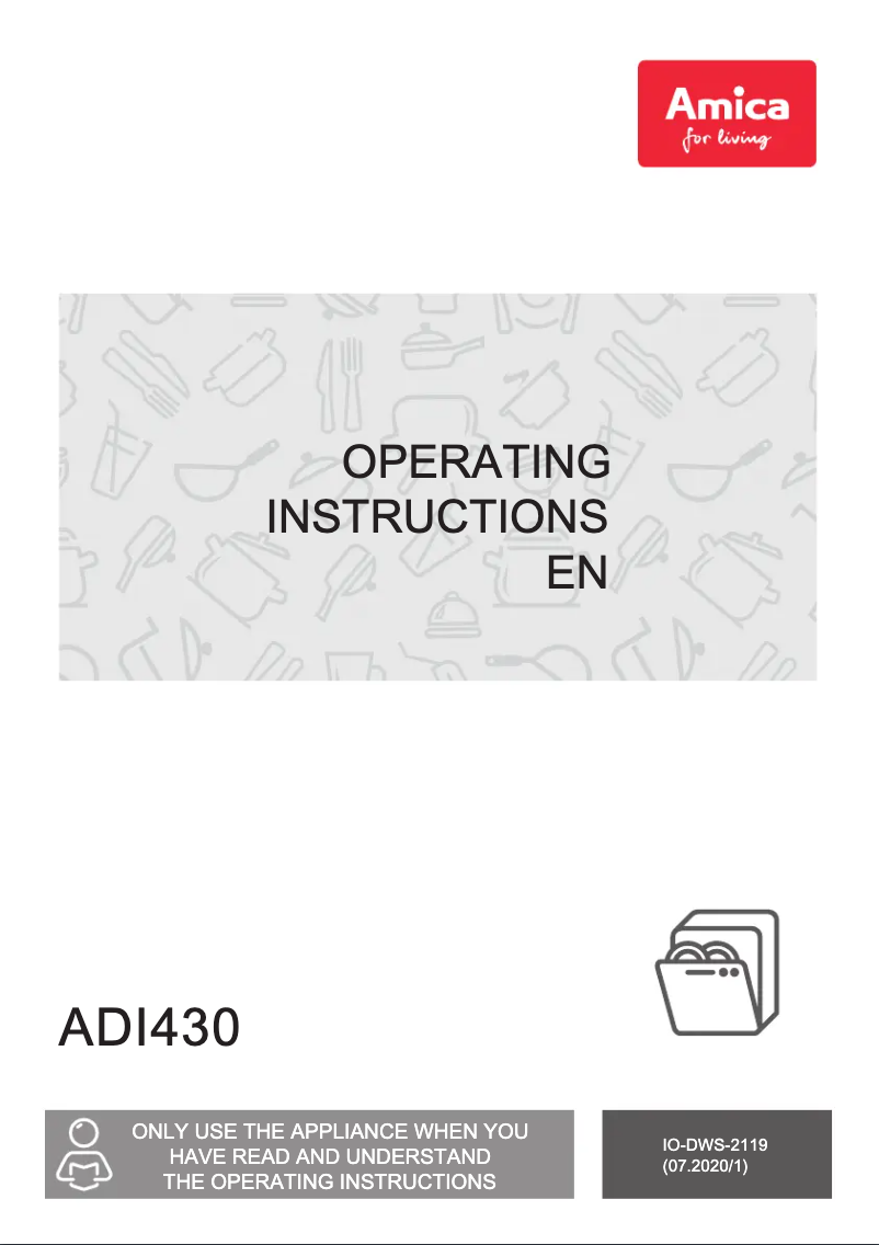 Página 1 del manual Manual de usuario Amica ADI430