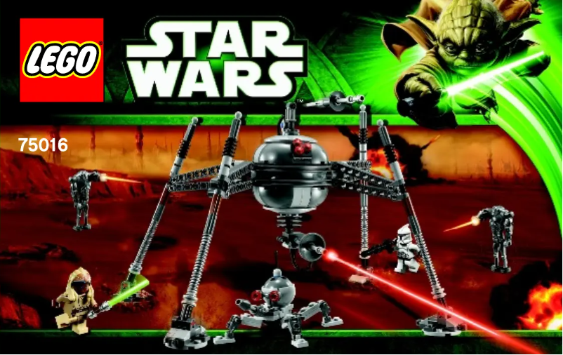 Page 1 de la notice Manuel utilisateur Lego Homing Spider Droid (TM)