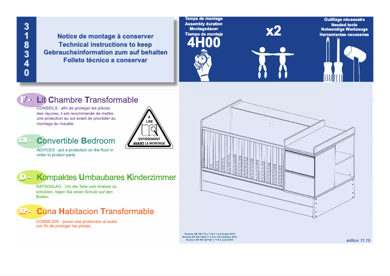 Image de la première page du manuel de l'appareil 318340