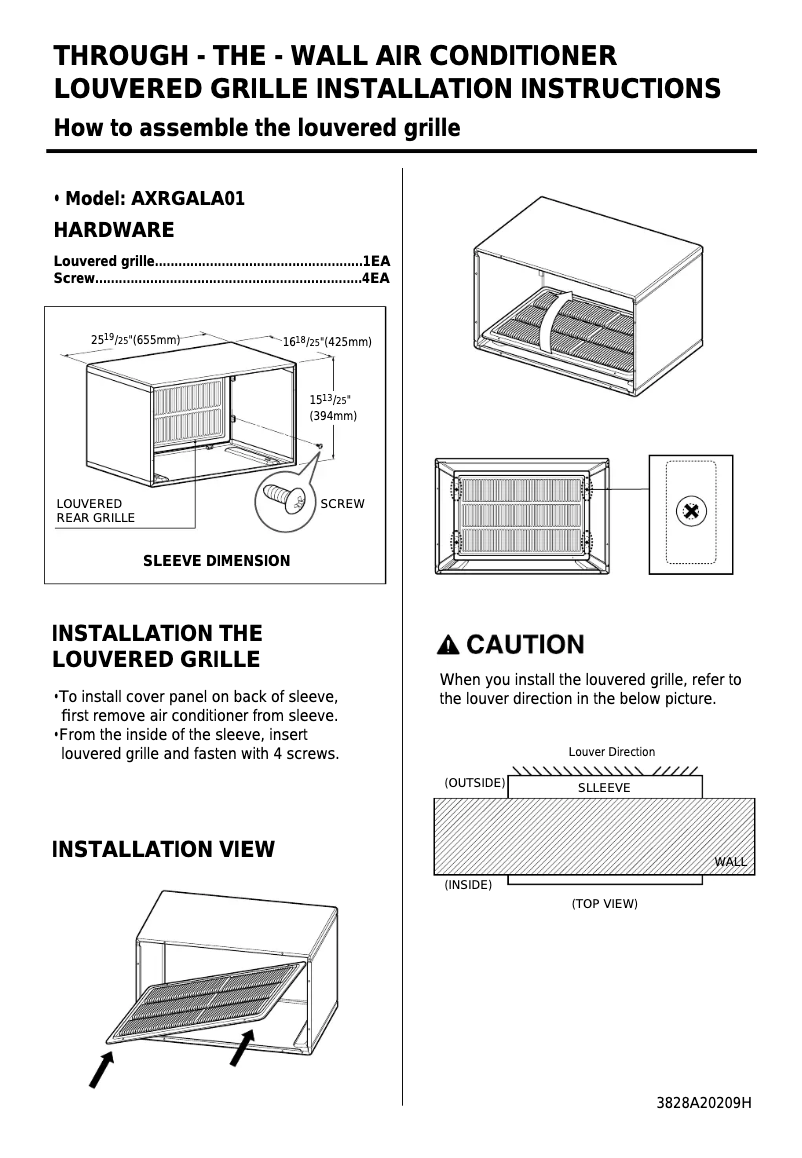 Página 1 del manual Manual de usuario LG AXRGALA01