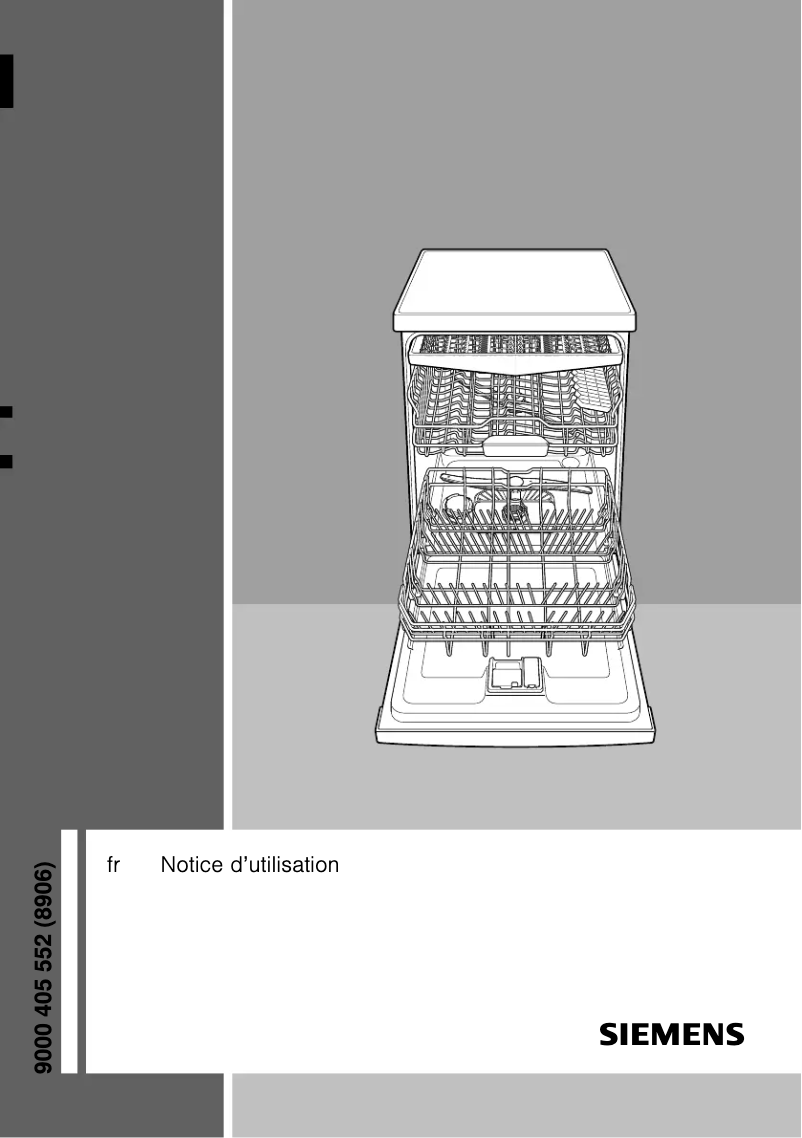 Page n°1 - Manuel utilisateur Siemens SN26M280FR